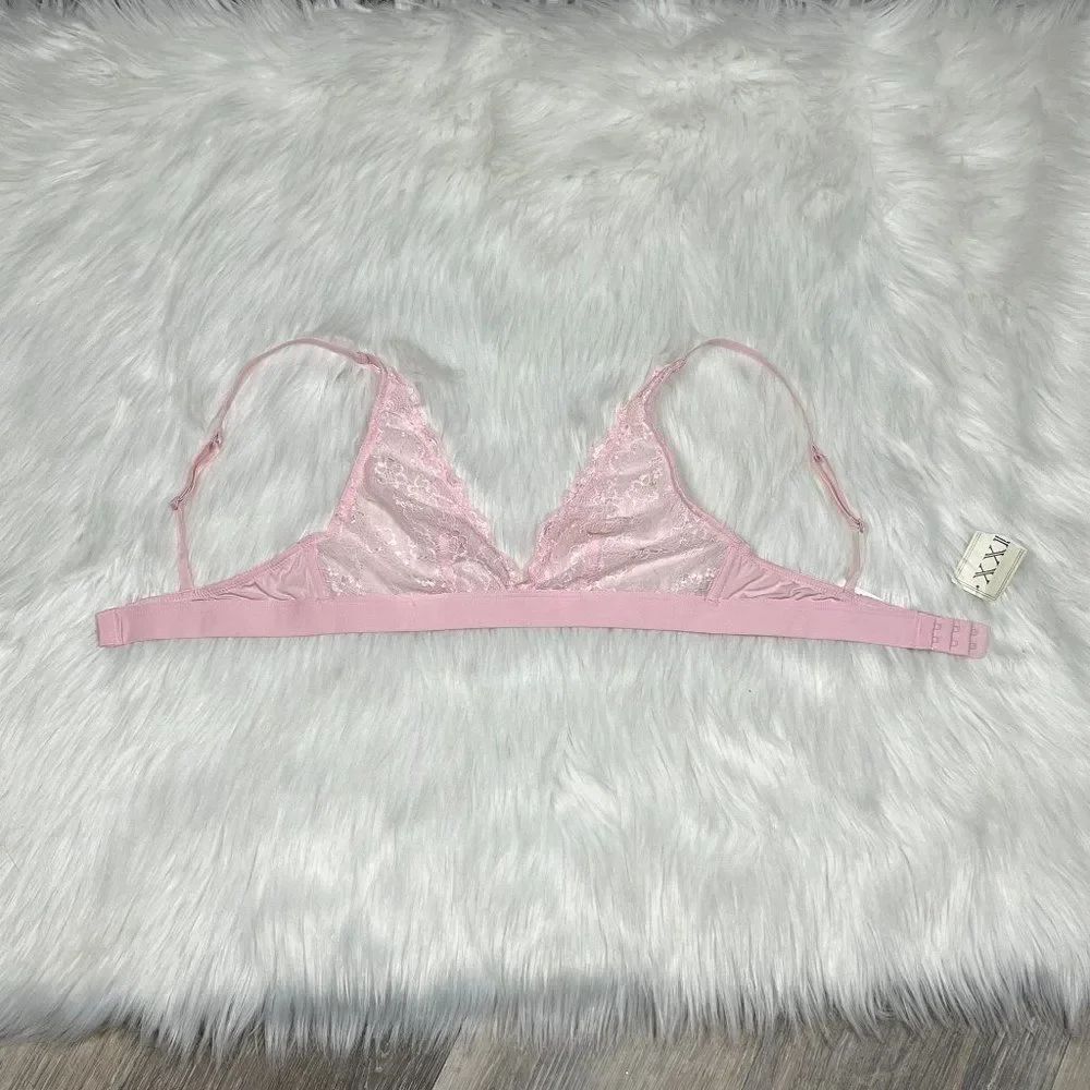 Light Pink Triangle Bralette By Forever 21 Size Small